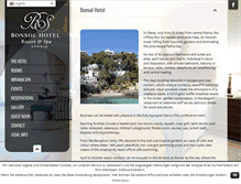 Tablet Screenshot of hotelbonsol.es